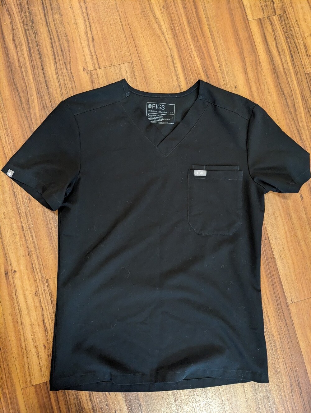 Figs Black Technical Collection XS